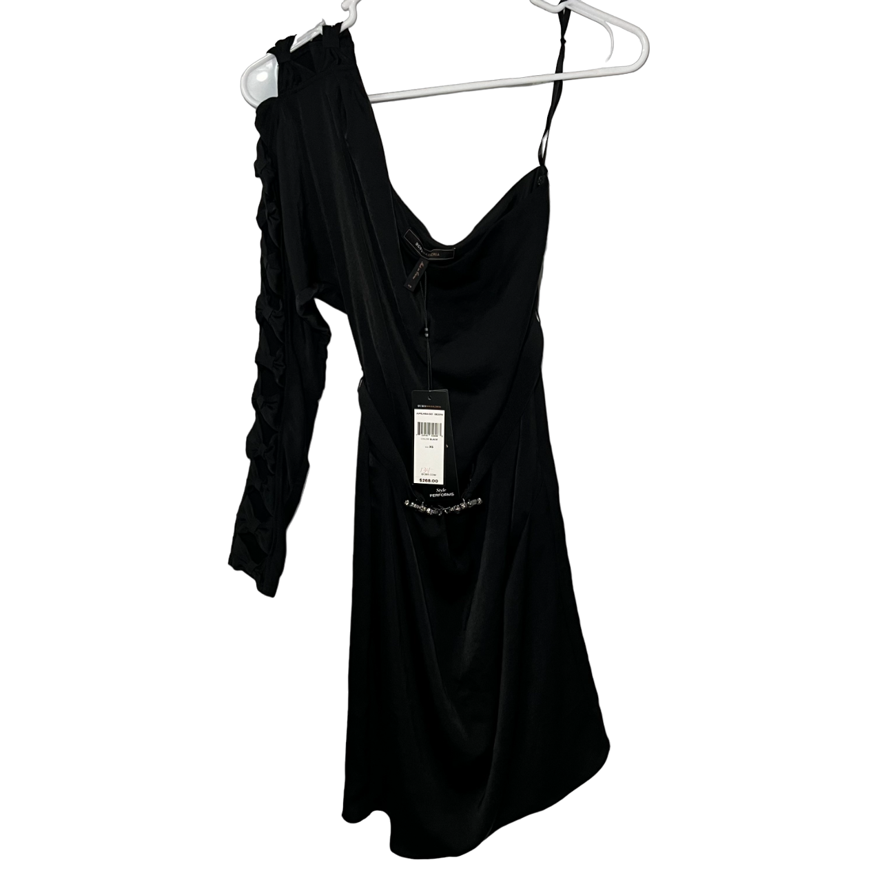 Women's Bcbgmaxazria One Sleeve Open Bows With Belt Size Xs
